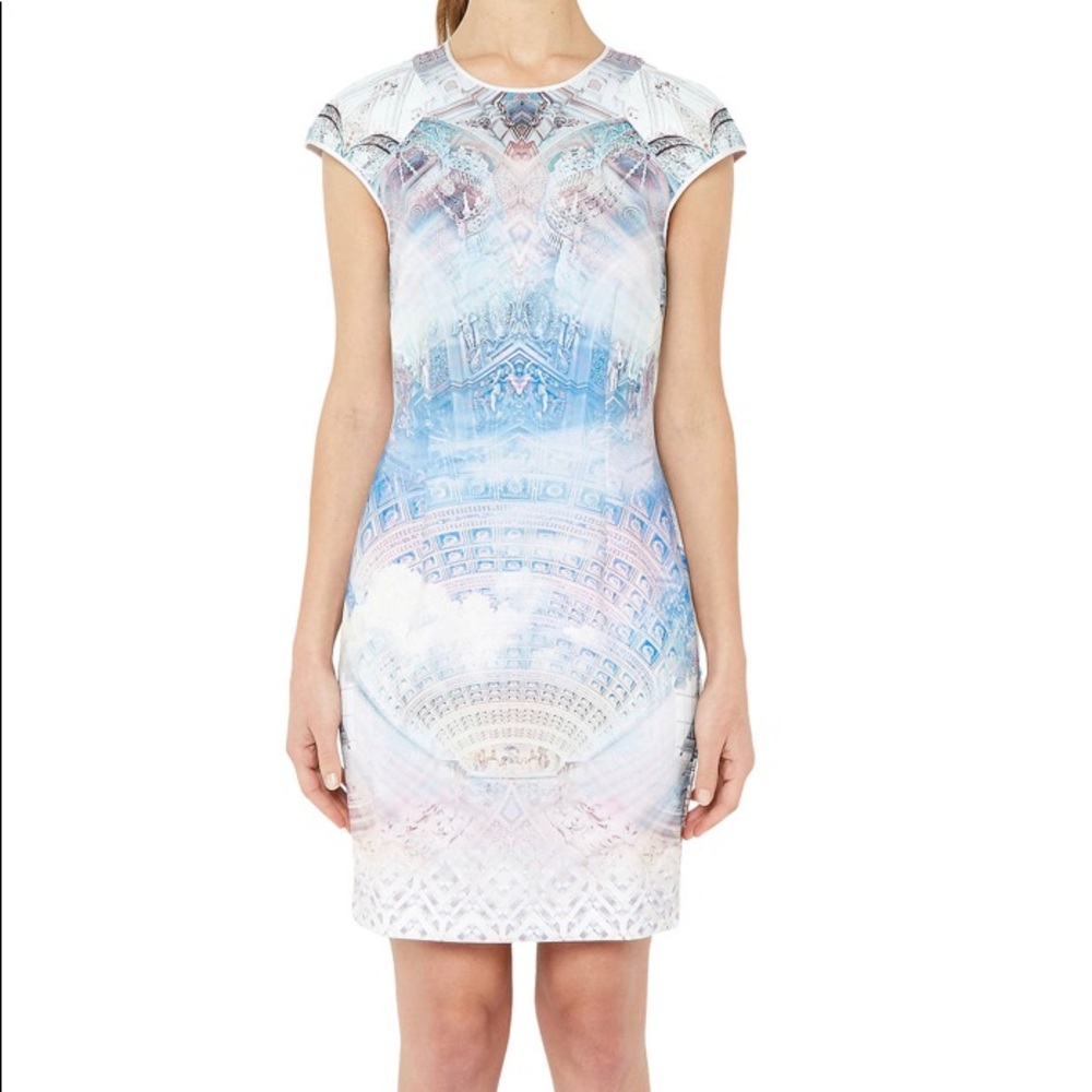 LAST CHANCE: Ted Baker Blue Dreamscape Dress